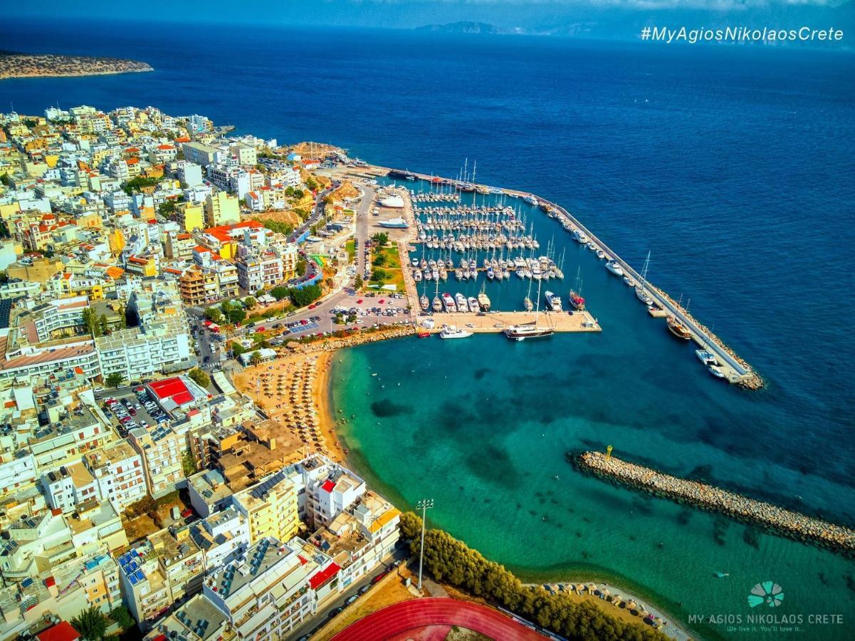 Ágios Nikólaos Luxury Apartment Marine View מראה חיצוני תמונה