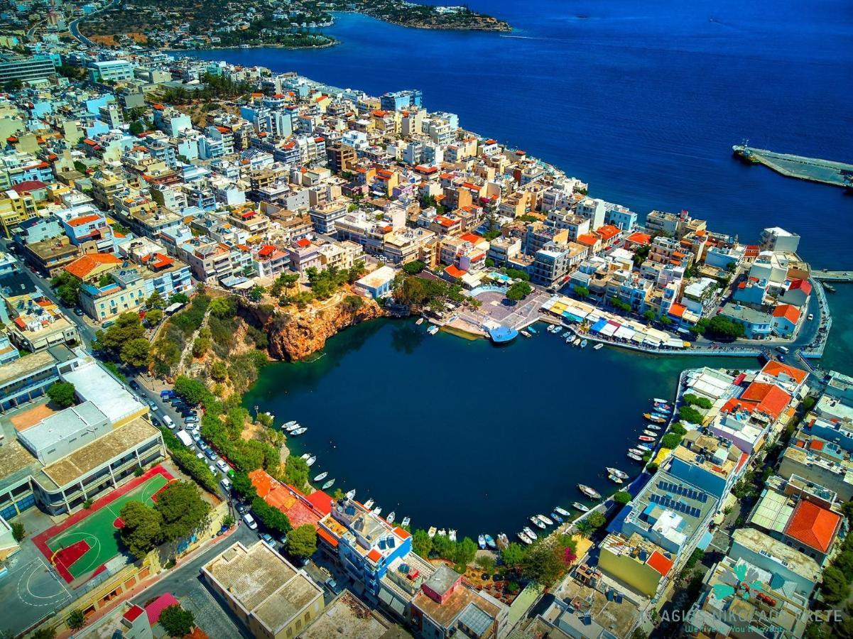 Ágios Nikólaos Luxury Apartment Marine View מראה חיצוני תמונה